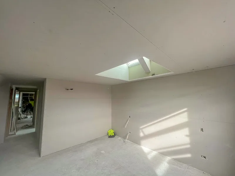 Wall and ceiling plasterboard work for a Canterbury project